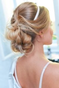 Bride Upstyle Hoop Hair Salon