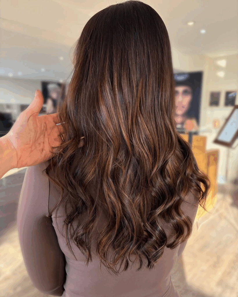 Autumn Hair Colour Trends 2025 brunette hair colours Hoop Hair Salon Clacton on Sea