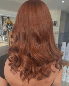 copper hair colour Hoop Hair Salon Clacton on Sea
