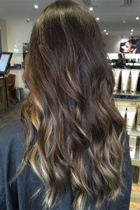Subtle-balayage-on-dark-hair-hoop-hair-salon-Clacton