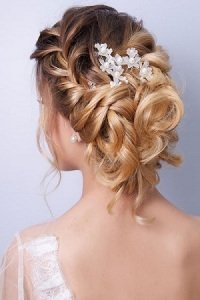 Plaited bridal hairstyles, Hoop Hair Salon, Clacton, Essex
